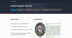 Desktop Screenshot of lavalebaptist.com